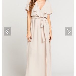 AUDREY MAXI DRESS ~ SHOW ME THE RING CRISP